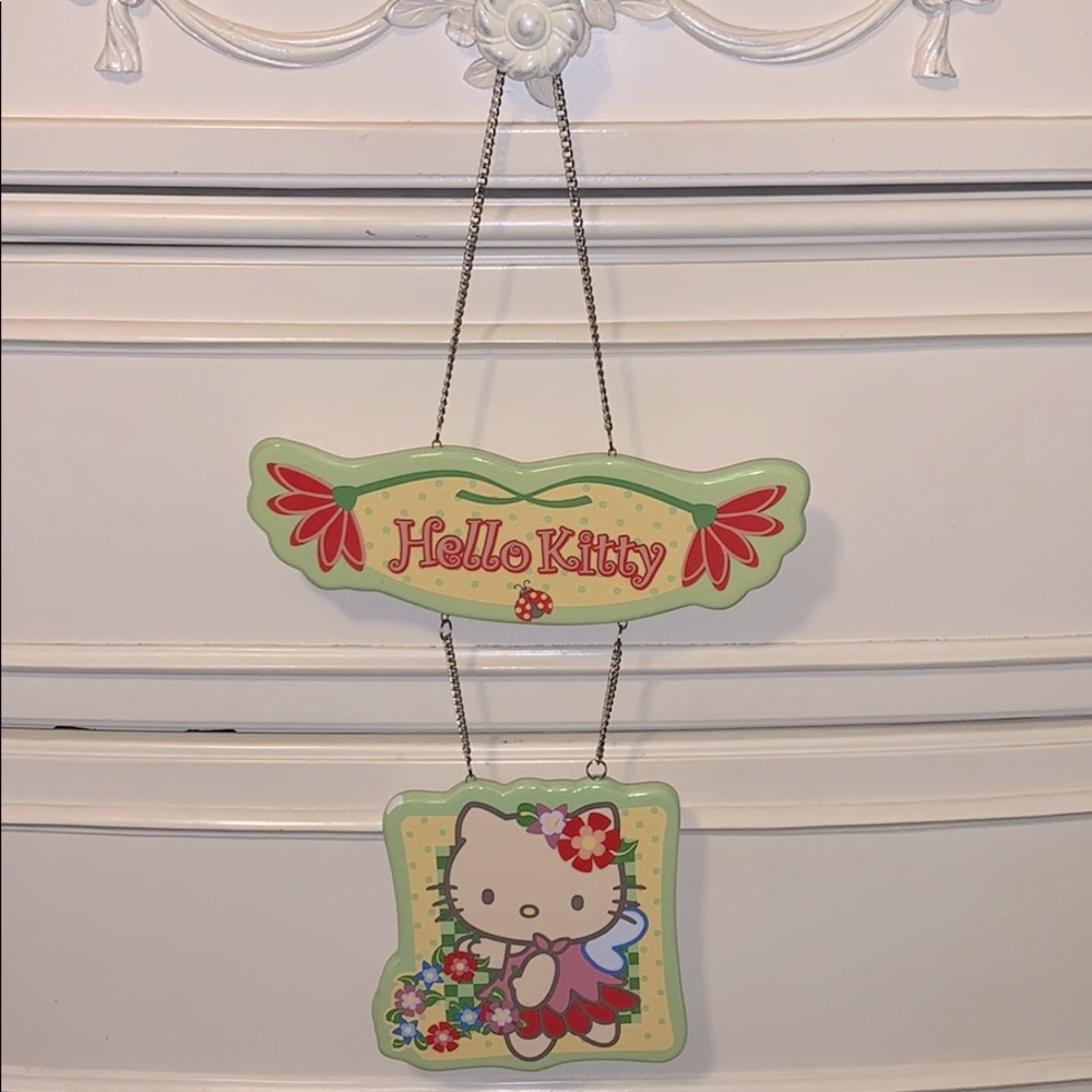 Sanrio Hello Kitty Garden Glass Hanging Decoration